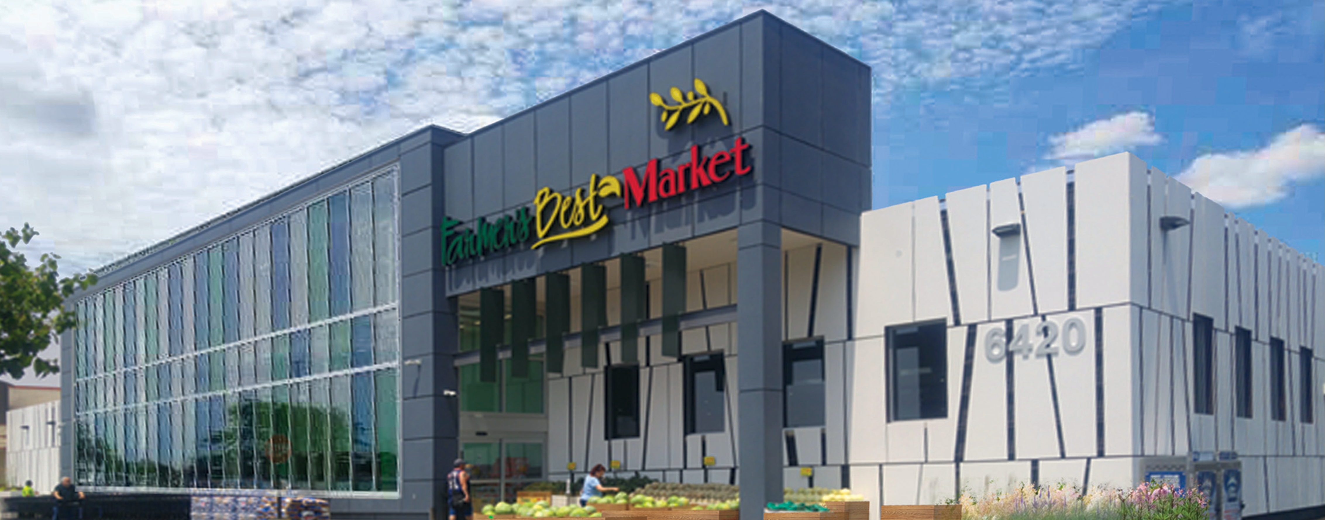 Farmers Best Market exterior by douglasDesign associates